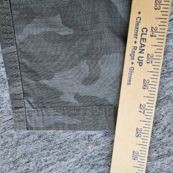 Vuori Ripstop Pants Womens Small Green Camo Drawstring Slim Fit 28x28 Hiking - Picture 9 of 9